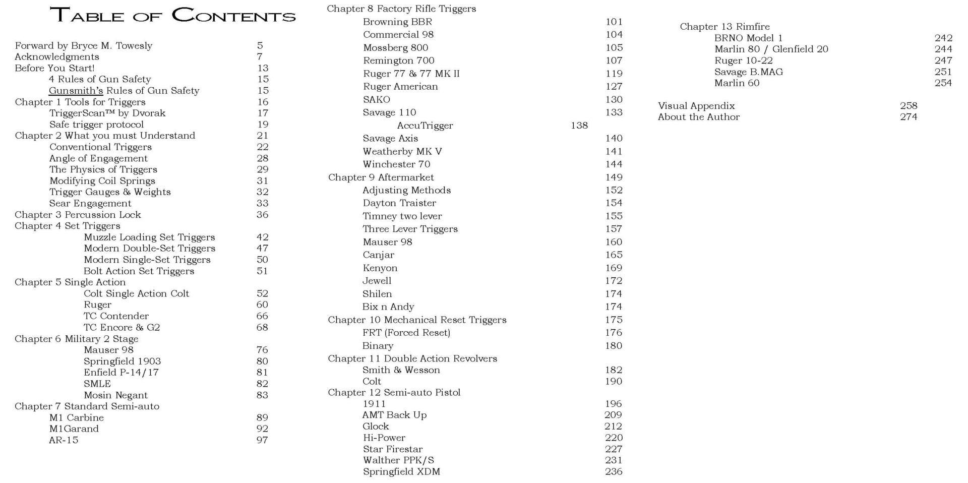 Table of Contents